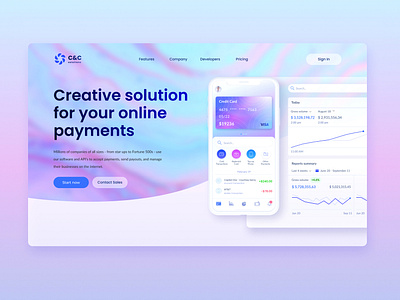 Banking App (landing page)