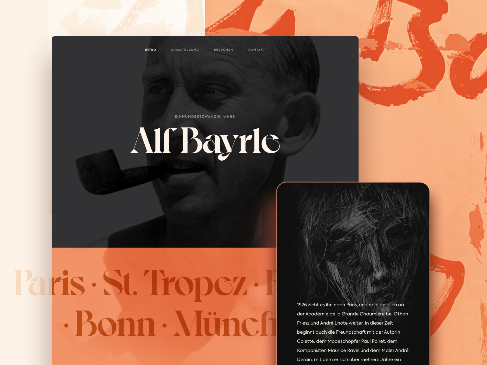 Alf Bayrle - Anniversary Exhibition art bonn exhibition fauvism painter paris webflow