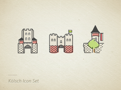 Kölsch Icon Set – Stadtmauer city cologne free hahnentorburg icon set köln ming stadt am rhing severinstorburg ulrepforte