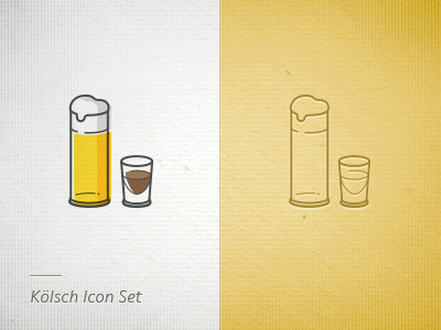 Kölsch Icon Set – Herrenjedeck beer cologne freebies herrengedeck icon icon set kabänes köln kölsch shot
