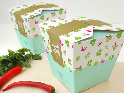 Măm Măm – Packaging box branding illustration packaging pattern restaurant take away vietnamese