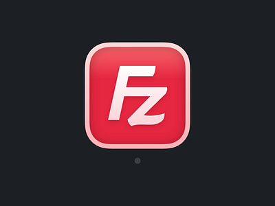 FileZilla Replacement Icon app icon bigsur dock file zilla filezilla free icns icon logo os x redesign replacement