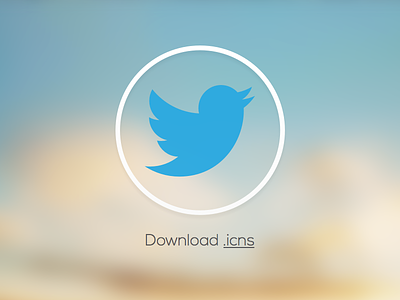 Twitter Replacement Icon dock freebie icns icon os x replacement twitter web yosemite