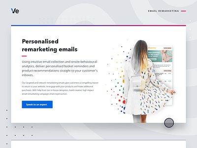 Personalised email remarketing web graphic