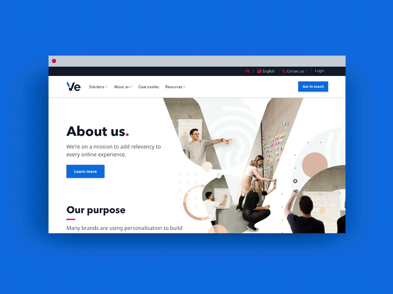 About Us - web page design and build about page about us agency brand branding clean company overview customer ecommerce graphic graphic design identity illustration timeline typography user expererience ux web design web page workshop