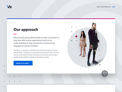 Our Approach - web graphic audience audience building branding customer customer experience data design digital ecommerce graphic graphic design illustration personalisation profile retail shopping modes typography user experience web website