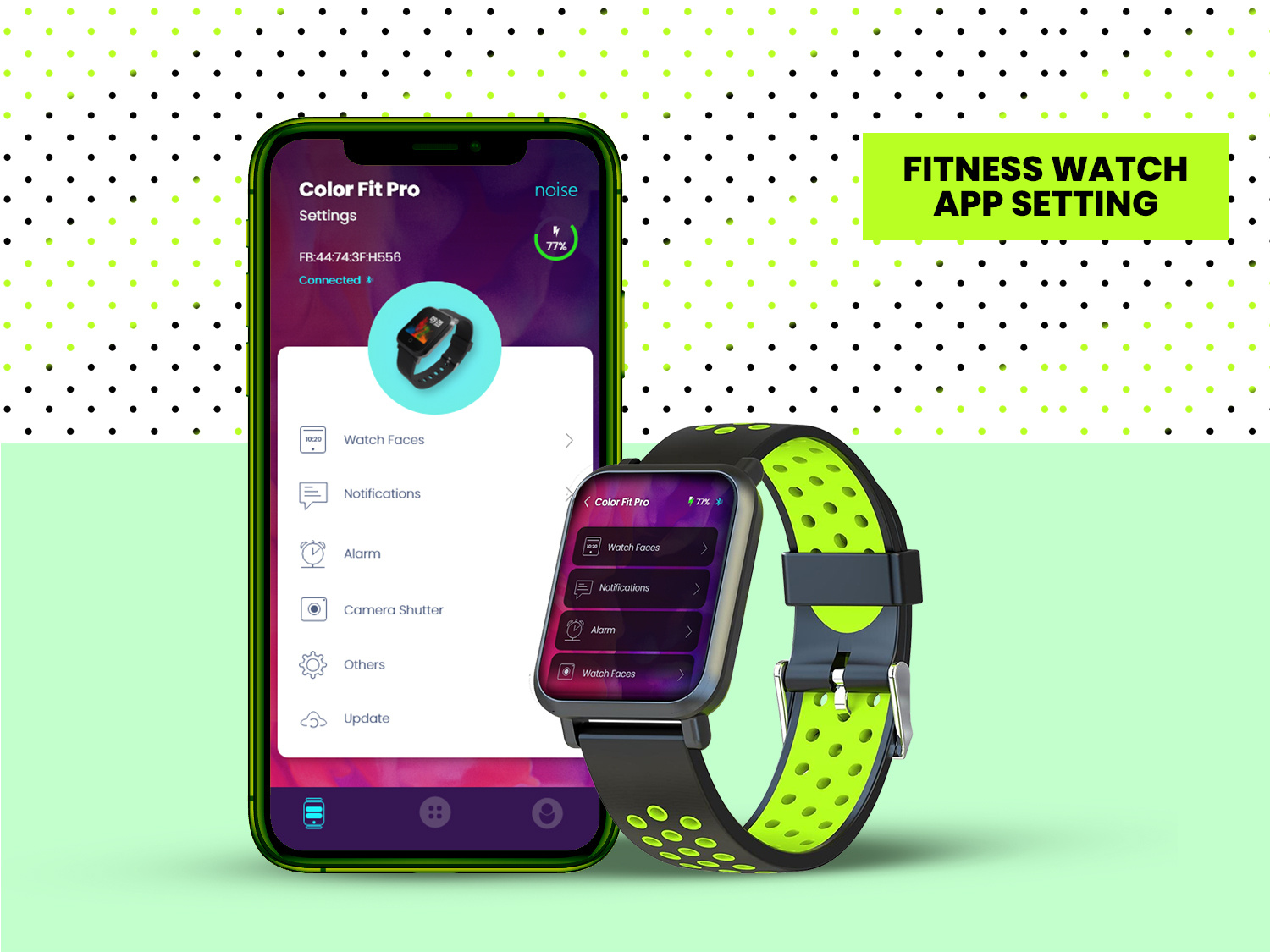 Fitness Watch App UI by Pramesh Tiwari on Dribbble