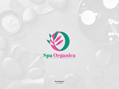 Spa Organica branding design logo organic products spa