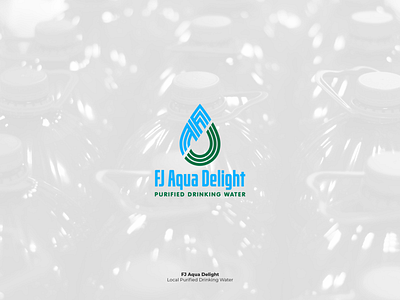 FJ Aqua Delight aqua branding design logo purified water water