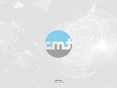 CMT Farm bitcoin branding cmt crypto cryptocurrency design logo