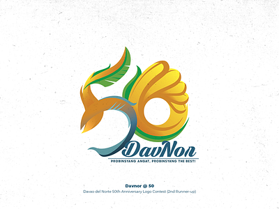 DavNor@50 design event logo vector