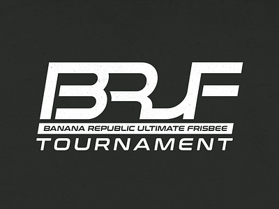 BRUF 2019 branding design event frisbee logo sports ultimate