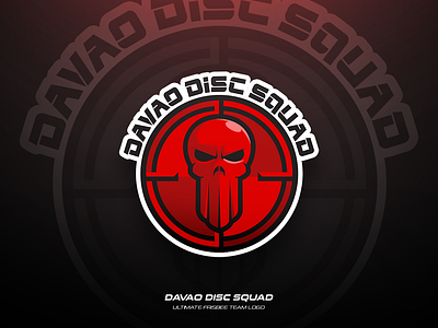Davao Disc Squad branding design frisbee illustration logo sports team ultimate vector