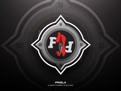 Frisla branding design frisbee illustration logo sports team ultimate vector