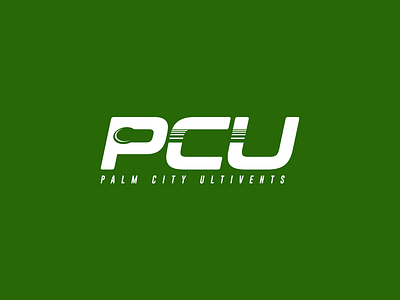 PCU branding design frisbee illustration logo sports ultimate vector