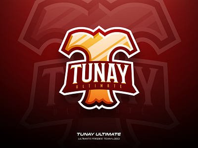 Tunay Ultimate branding design frisbee illustration logo sports team ultimate vector