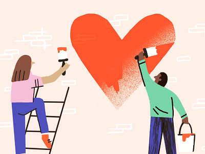 Spread the love branding design illustration illustrator