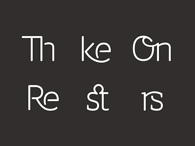 Soulmates Ligatures guardian ligatures soulmates typography