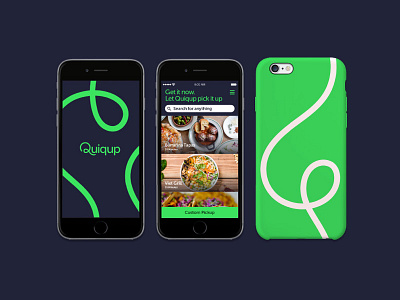 Quiqup Iphone delivery demand iphone quiqup ui