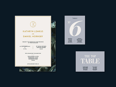 D&K wedding collateral invitation invite numbers table plan wedding