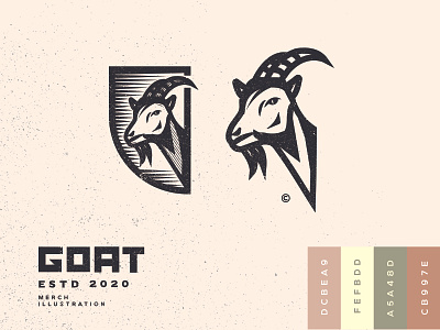 Goat illustration / logo