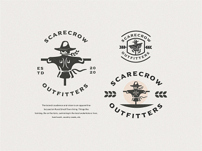 Scarecrow Design Set ! branding design design art designer identity illustration logo logo design logodesign logos