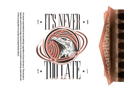 it's never too late : illustration
