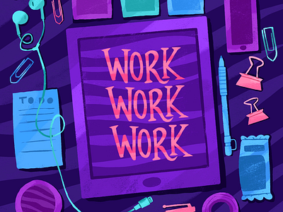 Work work work illustration
