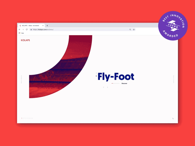 Kolaps Website animation award award winning branding clean cssda design dribbble dribbble debut flat innovation minimal navigation ui ux web web design website