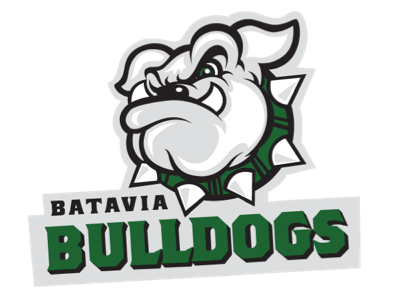 Batavia Bulldogs bulldog illustration logo sports