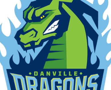 UIFL Danville Dragons dragon fire football illustration sports