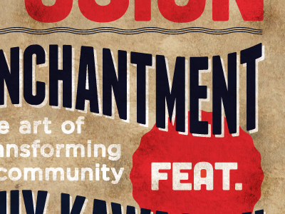 Enchantment community enchantment featuring poster texture type