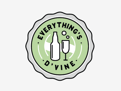 Everything's D'Vine illustration logo