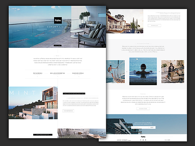 Property developer website concept design