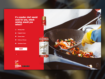 The Vodka Flavor in You #1 alcohol campaign card design game interactive material design microsite promotional question stoli stolichnaya viral vodka web web design