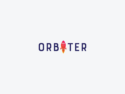 Orbiter logo | Rocket ship logo branding challange creative logo gradient logo illustration logo manwar007 orbiter rocket logo rocketship spaceship typography