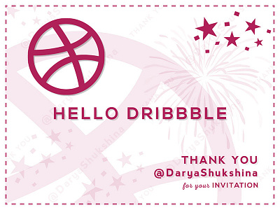 Thank you card celebrating celebration dribbble greeting card illustration invitaion manwar007 thank you card typography