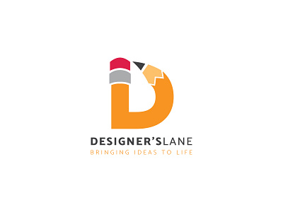 Designer's Lane art logo branding colorful logo creative logo dl logo grapgic design illustration ld logo logo deisgn manwar007 minimal pencil