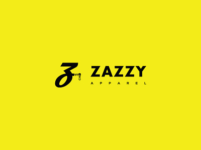 ZAZZY Apparel logo branding apparel logo black logo clothing logo creative logo fashion icon logo manwar007 minimalist logo modern logo vector z logo