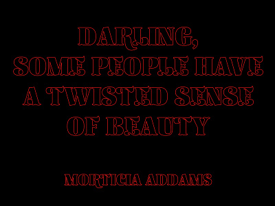 "Darling, some people have a twisted sense of beauty" glyphsapp ouija otf team work makes the dream work teamwork type type challenge type design type designer typejam typejam london typography