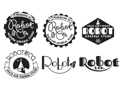 Robot & Co. Logo Concepts