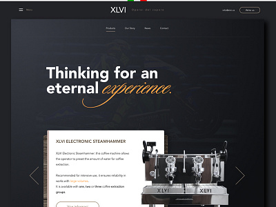 XLVI Cafe cafe coffee dark italy site website
