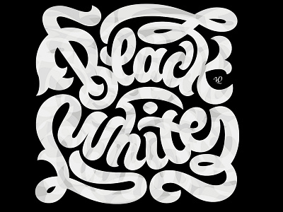 Black and White design germany lettering logo script typography vinyl wip