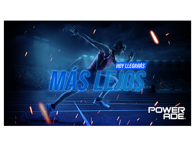 KV Powerade branding design graphic design powerade