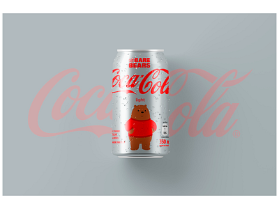 COCA COLA We Bare Bears can cocacola coke design graphic design webarebears