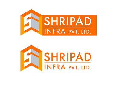 Shripad Infra branding logo design