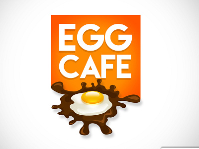 Egg Cafe branding logo design