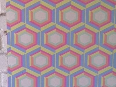 Hexagon wallpaper 2 by Design Mate