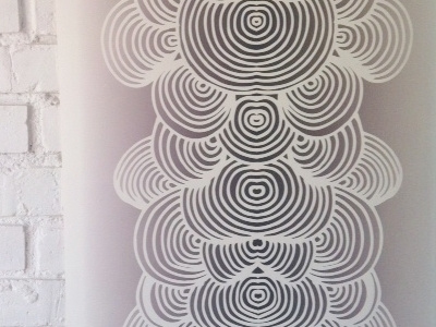 Mushroom wallpaper by Design Mate art design fade graphics line unique wallpaper