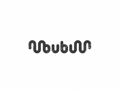 Bubu graphic design identity logo design typography